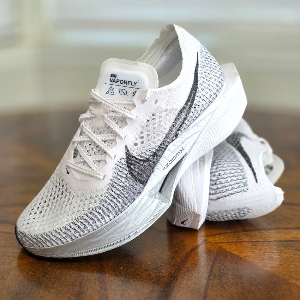 Nike ZoomX Vaporfly Next% 3 Running Shoes Women's 6 White Silver New DV4140-100